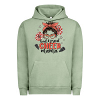 Pigment Oil Green loud&proud mama messy bun Urban Hoodie - MaliasSmallBusiness