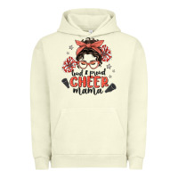 Pigment Pistachio loud&proud mama messy bun Urban Hoodie - MaliasSmallBusiness