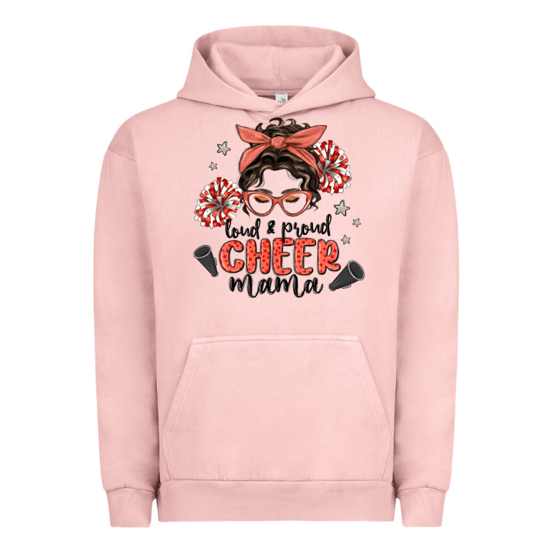 Loud&proud Mama Messy Bun Urban Hoodie by MaliasSmallBusiness | Teevron