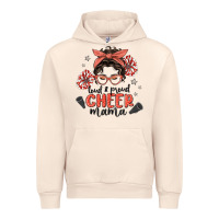 Sandshell loud&proud mama messy bun Urban Hoodie - MaliasSmallBusiness