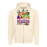 Sandshell witch please Zipper Hoodie - Zillion Design Studio
