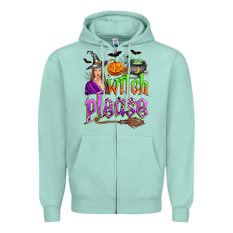 Witch Please Zipper Hoodie by Zillion Design Studio | Teevron