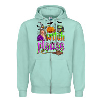 Seafoam witch please Zipper Hoodie - Zillion Design Studio
