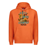 Carrot just a girl who loves country music Premium Hoodie - MaliasSmallBusiness