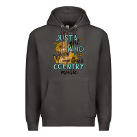 Smoke just a girl who loves country music Premium Hoodie - MaliasSmallBusiness
