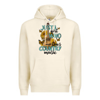 Tofu just a girl who loves country music Premium Hoodie - MaliasSmallBusiness