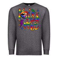 Charcoal Heather kiss me Premium Sweatshirt - JahusDesignShop