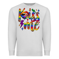 Dove Grey kiss me Premium Sweatshirt - JahusDesignShop