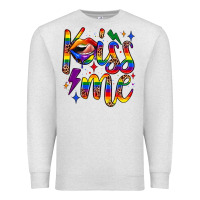Oatmeal Heather kiss me Premium Sweatshirt - JahusDesignShop