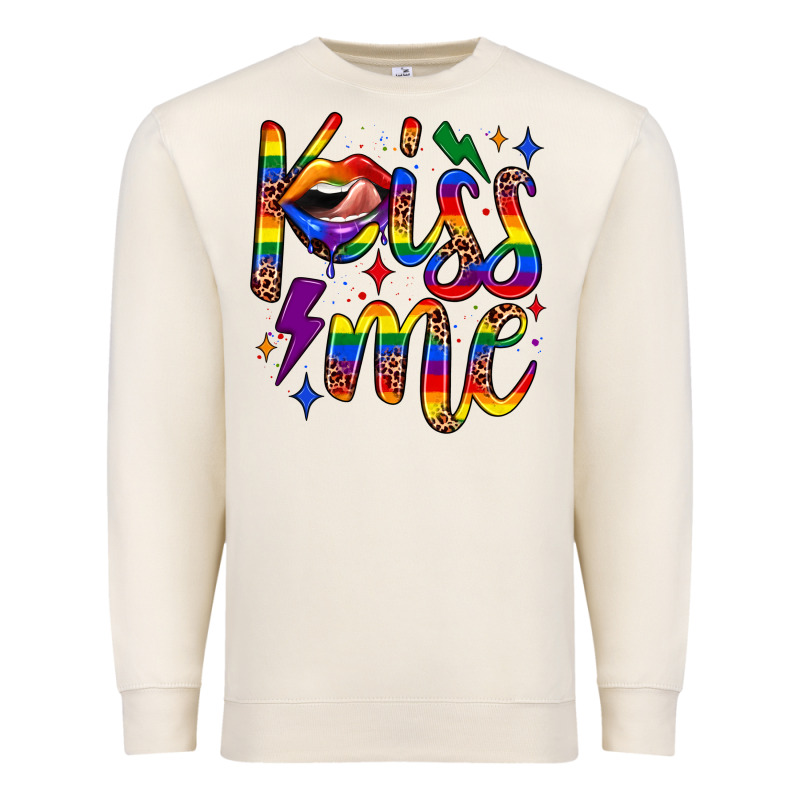 Kiss Me Premium Sweatshirt by JahusDesignShop | Teevron