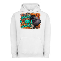 Pigment Lunar Rock Thanksgiving Turkey Gobble Gobble Urban Hoodie - NancyCooperArtShop