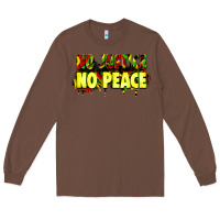 Chestnut no justice no peace Long Sleeve Tee - Zillion Design Studio