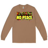 Toasted Coconut no justice no peace Long Sleeve Tee - Zillion Design Studio