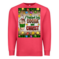 Cardinal christmas fueled by cocoa and christ Premium Sweatshirt - Artiststas
