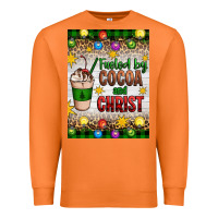 Carrot christmas fueled by cocoa and christ Premium Sweatshirt - Artiststas
