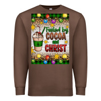 Chestnut christmas fueled by cocoa and christ Premium Sweatshirt - Artiststas