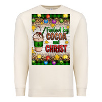 Sandshell christmas fueled by cocoa and christ Premium Sweatshirt - Artiststas
