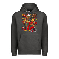 Charcoal Heather i'm a hot mess, always stressed,and proudly a foot Premium Hoodie - MaliasSmallBusiness