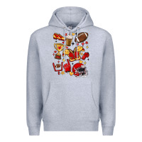Heather Grey i'm a hot mess, always stressed,and proudly a foot Premium Hoodie - MaliasSmallBusiness