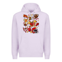 Lilac i'm a hot mess, always stressed,and proudly a foot Premium Hoodie - MaliasSmallBusiness