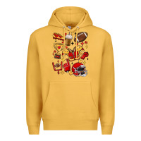 Mustard i'm a hot mess, always stressed,and proudly a foot Premium Hoodie - MaliasSmallBusiness