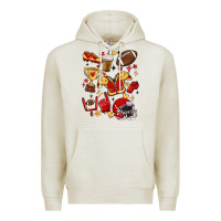 Oatmeal Heather i'm a hot mess, always stressed,and proudly a foot Premium Hoodie - MaliasSmallBusiness