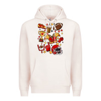Pale Pink i'm a hot mess, always stressed,and proudly a foot Premium Hoodie - MaliasSmallBusiness