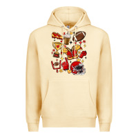 Pina Colada i'm a hot mess, always stressed,and proudly a foot Premium Hoodie - MaliasSmallBusiness