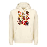 Sandshell i'm a hot mess, always stressed,and proudly a foot Premium Hoodie - MaliasSmallBusiness