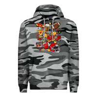 Slate Camo i'm a hot mess, always stressed,and proudly a foot Premium Hoodie - MaliasSmallBusiness
