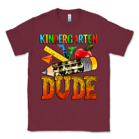 Burgundy kindergarten dude Classic Tee - texasbilliewilder