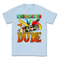 Dusty Blue kindergarten dude Classic Tee - texasbilliewilder
