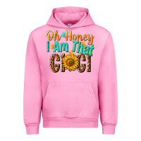 Fuchsia Pink oh honey i am that gigi nca Urban Hoodie - NancyCooperArtShop