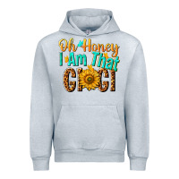 Heather Grey oh honey i am that gigi nca Urban Hoodie - NancyCooperArtShop