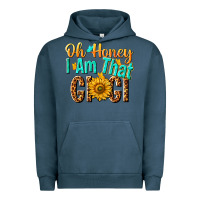 Pigment Midnight Navy oh honey i am that gigi nca Urban Hoodie - NancyCooperArtShop