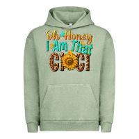 Pigment Oil Green oh honey i am that gigi nca Urban Hoodie - NancyCooperArtShop