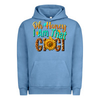 Pigment Pebble Blue oh honey i am that gigi nca Urban Hoodie - NancyCooperArtShop