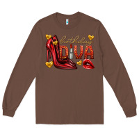 Chestnut birthday diva Long Sleeve Tee - texasbilliewilder