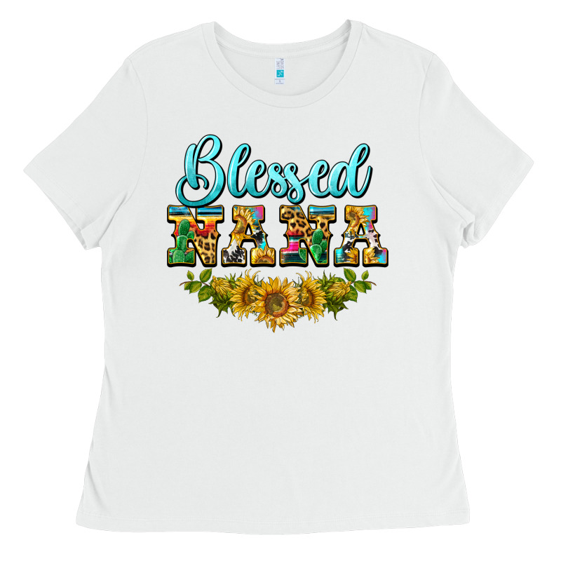 Blessed Nana Ladies Tee by BarkalooDesign | Teevron