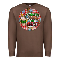 Chestnut christmas fueled by cocoa and christ ornament Premium Sweatshirt - Artiststas