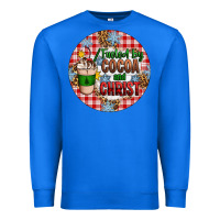 True Royal christmas fueled by cocoa and christ ornament Premium Sweatshirt - Artiststas