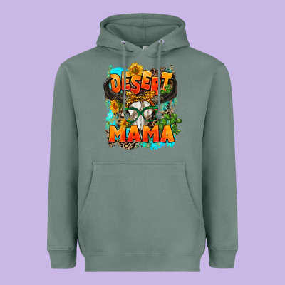 Desert Mama   Leopard Heavyweight Hoodie Designed By Adodesignshop