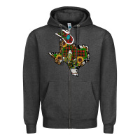 Charcoal Heather christmas texas Zipper Hoodie - RanaPortraitStore