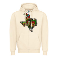 Sandshell christmas texas Zipper Hoodie - RanaPortraitStore