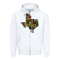 White christmas texas Zipper Hoodie - RanaPortraitStore