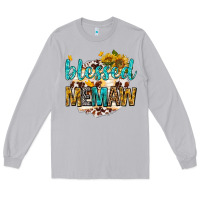 Moon Dust blessed memaw with sunflowers Long Sleeve Tee - texasbilliewilder