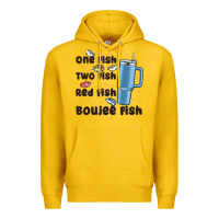 Lemon one fish two fish red fish boujee fish Premium Hoodie - MaliasSmallBusiness
