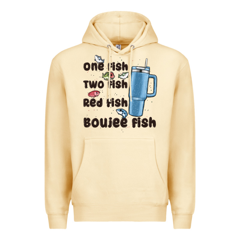 One Fish Two Fish Red Fish Boujee Fish Premium Hoodie by MaliasSmallBusiness | Teevron