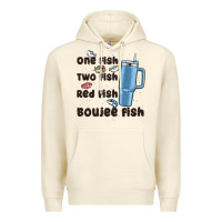 Sandshell one fish two fish red fish boujee fish Premium Hoodie - MaliasSmallBusiness