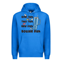True Royal one fish two fish red fish boujee fish Premium Hoodie - MaliasSmallBusiness